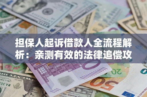 济南担保人起诉借款人全流程解析：亲测有效的法律追偿攻略