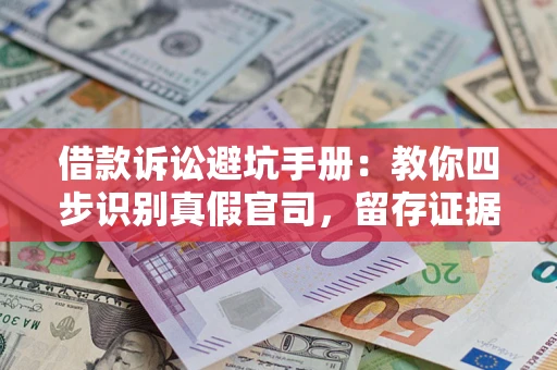 济南借款诉讼避坑手册：教你四步识别真假官司，留存证据不踩雷