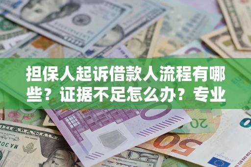 济南担保人起诉借款人流程有哪些？证据不足怎么办？专业律师解答
