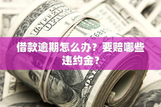 济南借款逾期怎么办？要赔哪些违约金？